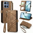 thumbnail image 1 of Allytechgroup for Moto G Stylus 5G (2025) Case with Cards Holder, RFID Blocking PU Leather Wallet Case Support Wireless Charging Shockproof Full Body Protective for Moto G Stylus 5G (2025), Brown, 1 of 6