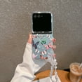 thumbnail image 1 of Allytechgroup Moto Razr 40 Ultra Case with Hand Strap, Slim Flexible TPU Clear Back Cover with Stylish Flower Pattern Scratch-Proof Drop Protection Phone Case for Motorola Razr 40 Ultra, 1 of 8