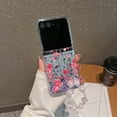 thumbnail image 1 of Allytechgroup Moto Razr 40 Ultra Case with Hand Strap, Slim Flexible TPU Clear Back Cover with Stylish Flower Pattern Scratch-Proof Drop Protection Phone Case for Motorola Razr 40 Ultra, 1 of 8