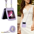 thumbnail image 1 of Allytechgroup Moto Razr 40 Ultra Wallet Case with Cards Holder, with Shoulder Strap Premium PU Leather Protective Shockproof Hand Wrist Phone Case Cover for Motorola Moto Razr 40 Ultra 2023, Purple, 1 of 6