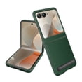 thumbnail image 1 of Allytechgroup for Moto Razr 60 Case Screen Protector, Invisible Stand Magnetic Back Cover Compatible with Mag-safe Shockproof Anti-Scratch Bumper Rugged Phone Case for Motorola Razr 2025, Green, 1 of 9