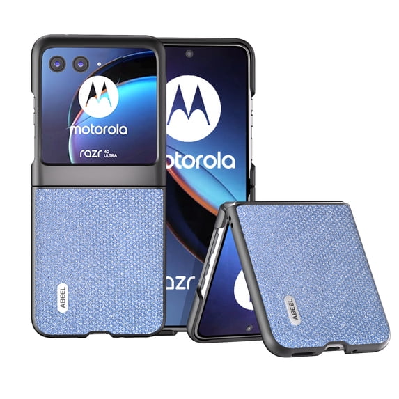 Allytechgroup Motorola Razr 2025 Ultra Case Glitter Bling, Luxury Sparkly Diamond Back Cover Shockproof Slim Fit Lightweight Phone Case for Motorola Razr 2025 Ultra /Razr 60 Ultra - Blue