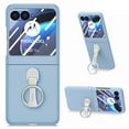 thumbnail image 1 of Allytechgroup for Motorola Razr 60 Ultra Case with Ring Holder Stand & Screen Protector, Morandi Colored Case Shockproof Bumper Slim Lightweight Cover for  Motorola Razr 60 Ultra, Skyblue, 1 of 10