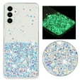 thumbnail image 1 of Allytechgroup Noctiluncent Fluorescent Luminous Phone Case for Samsung Galaxy S23 Plus, Bling Glow in The Dark Soft TPU Cover for Women Girls, Slim Lightweight Shockproof Protective Case, White, 1 of 7