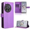 thumbnail image 1 of Allytechgroup OnePlus 12 5G 2024 Case, Premium PU Leather Shockproof Cards Slots Flip Stand Bumper Hand Wrist Wallet Phone Case for OnePlus 12, Purple, 1 of 7