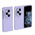 thumbnail image 1 of Allytechgroup for OnePlus Open/Oppo Find N3 2023 Colorful Case, Ultra Slim Fit Matte 360 Full Body Protection Shock Absorbing Hard PC Folding design Phone Case for OnePlus Open - Purple, 1 of 7