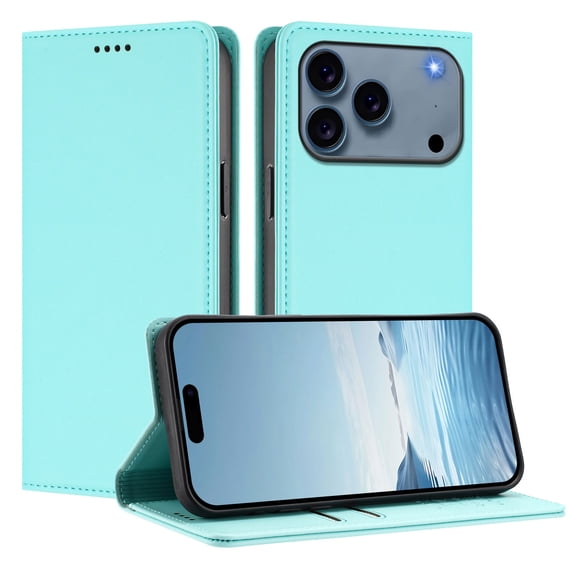 Allytechgroup PU Leather Case for iPhone 17 Pro Max, Slim Lightweight ...