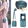 thumbnail image 1 of Allytechgroup PU Leather Crossbody Case Compatible with Samsung Galaxy Z Flip 7 FE/ 6, Slim Shock-Absorbent Non-Slip Strap Cover, Electronics Accessories for Galaxy Z Flip 7 FE/ 6, Green, 1 of 11