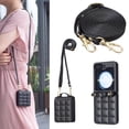 thumbnail image 1 of Allytechgroup PU Leather Crossbody Case Compatible with Samsung Galaxy Z Flip 7 FE/ 6, Slim Shock-Absorbent Non-Slip Strap Cover, Electronics Accessories for Galaxy Z Flip 7 FE/ 6, Black, 1 of 11