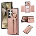 thumbnail image 1 of Allytechgroup PU Leather for Samsung Galaxy Note 20 Ultra Wallet Case with Card Slot, Military Grade Drop Protection Anti-Fingerprint Design for Samsung Galaxy Note 20 Ultra, Rosegold, 1 of 10