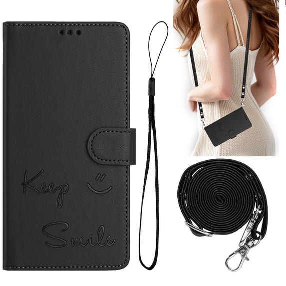 Allytechgroup PU Leather Wallet Case for Apple iPhone 14 Plus, Slim Folio Cover with Magnetic Closure RFID Blocking 3 Card Slots & Cash Pocket Protective Shockproof Flip Stand Case, Black