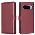 thumbnail image 1 of Allytechgroup PU Leather Wallet Case for Google Pixel 9 Pro XL, Organize and Protect in Style Bumper Shockproof Stand Retro Phone Case for Pixel 9 Pro XL, Red, 1 of 7