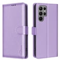 thumbnail image 1 of Allytechgroup PU Leather Wallet Case for Samsung Galaxy S25 Ultra, Organize and Protect in Style Bumper Shockproof Stand Retro Phone Case for Samsung Galaxy S25 Ultra, Purple, 1 of 6