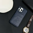 thumbnail image 1 of Allytechgroup PU Leather Wallet Phone Case for iPhone 15 Pro, RFID Blocking Case with Credit Card Slot Military Grade Drop Protection Shockproof Bumper for Apple iPhone 15 Pro, Navyblue, 1 of 10