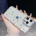 thumbnail image 1 of Allytechgroup Phone Case for Apple iPhone 16e, Glitter iPhone 16e Cover with Rhinestone, Full Protection, Soft TPU Frame Fashionable & Shockproof iPhone 16e Case, Star, 1 of 7