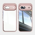 thumbnail image 1 of Allytechgroup Pixel 9 Pro XL Clear Back Cover Case with Lens Protector, Anti-Yellow Shockproof Bumper AntI-Scratch Drop Proof Full Body Protective Phone Case for Google Pixel 9 Pro XL, Pink, 1 of 6