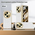 thumbnail image 1 of Allytechgroup Plating Case for OnePlus Open 2023, Ultra Slim Luxury Glitter Sparkle Cover Built-in Screen Protector for Woman Girl, Anti-Scratch Shockproof Protective Shell for OnePlus Open - Silver, 1 of 6