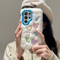 thumbnail image 1 of Allytechgroup Plush Case for Samsung Galaxy A15, Cute Big Heart with Love Camera Lens Kickstand for Girls Women Soft TPU Shockproof Protective Girly for Samsung Galaxy A15, White, 1 of 6
