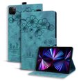 thumbnail image 1 of Allytechgroup Premium iPad Air 11 Case 2024 - Stylish Sakura Embossed Shockproof Tablet Case Cover for Apple iPad Air 11 Inch 2024 with Auto Sleep/Wake, Flip Cover, Stand & Pencil Holder, Green, 1 of 10