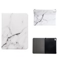 thumbnail image 1 of Allytechgroup Premium iPad Air 11 Case Cover 2024, Ultra Slim, Shockproof & Lightweight, Drop Protective Marble Case with Kickstand and Flip Design Case for Apple iPad Air 11, White, 1 of 5