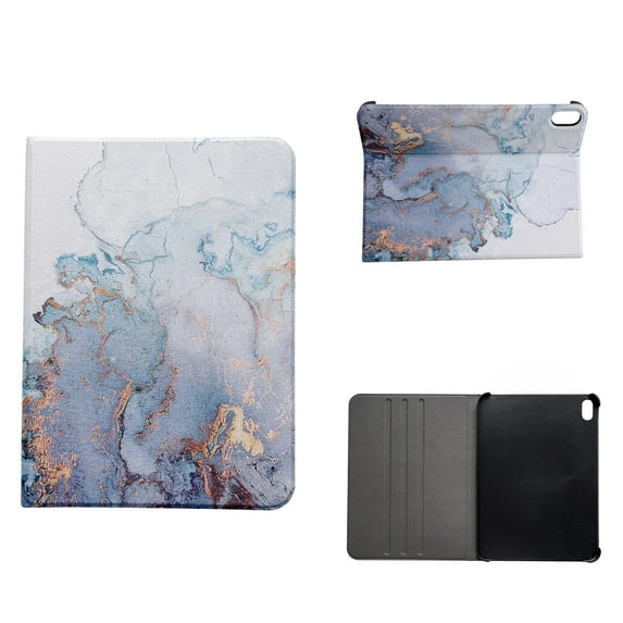 Allytechgroup Premium iPad Air 11 Case Cover 2024, Ultra Slim, Shockproof & Lightweight, Drop Protective Marble Case with Kickstand and Flip Design Case for Apple iPad Air 11, Marble