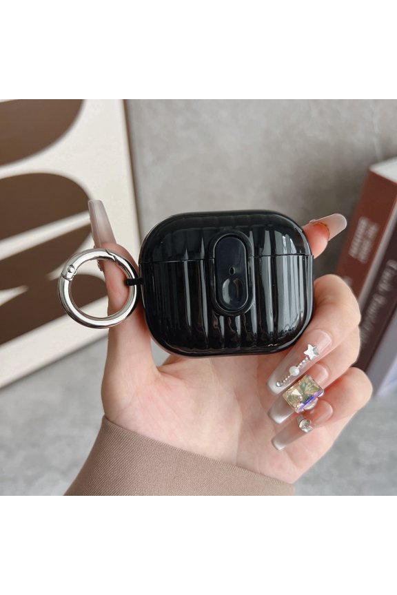 Airpods Pro (2019) Scratch-Resistant Earbuds Case, Black