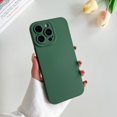 thumbnail image 1 of Allytechgroup Protective Silicone Back Cover Cell Phone Case for Apple iPhone 15 Plus, Green, 1 of 6