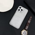 thumbnail image 1 of Allytechgroup RFID Blocking, Credit Card Slot, Shockproof PU Leather Wallet Cell Phone Case for Apple iPhone 13, White, 1 of 10