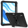 thumbnail image 1 of Allytechgroup Rugged Case for Apple iPad Air 13 Inch M3 M2 2025 2024, Dual-Layers Kickstand Anti-Scratch Bumper With Pencil Holder Kids Friendly Case Cover for iPad Air 13" 2025 2024, Black, 1 of 8