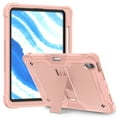 thumbnail image 1 of Allytechgroup Rugged Case for Apple iPad Air 13 Inch M3 M2 2025 2024, Dual-Layers Kickstand Anti-Scratch Bumper With Pencil Holder Kids Friendly Case Cover for iPad Air 13" 2025 2024, Rosegold, 1 of 7