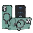 thumbnail image 1 of Allytechgroup Rugged Case for Apple iPhone 11 Pro Max, Ring Holder Kickstand [Camera Lens Protective] Bumper Anti-Scratch Hybrid Shockproof Phone Case for iPhone 11 Pro Max for Women Men,Green, 1 of 9