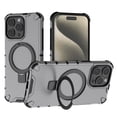 thumbnail image 1 of Allytechgroup Rugged Case for Apple iPhone 13 Pro Max, Ring Holder Kickstand [Camera Lens Protective] Bumper Anti-Scratch Hybrid Shockproof Phone Case for iPhone 13 Pro Max for Women Men,Black, 1 of 9