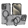 thumbnail image 1 of Allytechgroup Rugged Case for Apple iPhone 13, Ring Holder Kickstand [Camera Lens Protective] Bumper Anti-Scratch Hybrid Shockproof Phone Case for iPhone 13 for Women Men,Black, 1 of 9