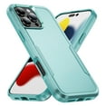 thumbnail image 1 of Allytechgroup Rugged Case for Apple iPhone 16 Pro, Hybrid TPU PC Back Cover Drop Proof Anti-Scratch Bumper Camera Lens Protective Phone Case Cover for Apple iPhone 16 Pro, Green, 1 of 6
