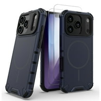 Allytechgroup Rugged Case for Apple iPhone 17 Pro Max, [Compatible with Magsafe] Lightweight Bumper Heat Dissipation Design Anti-Scratch Shockproof Phone Case Cover for iPhoen 17 Pro Max, Darkblue