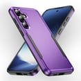 thumbnail image 1 of Allytechgroup Rugged Case for Samsung Galaxy A16 5G, Hybrid TPU PC Back Cover Drop Proof Anti-Scratch Bumper Camera Lens Protective Phone Case Cover for Samsung Galaxy A16 5G, Purple+Black, 1 of 6