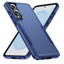 Allytechgroup Rugged Case for Samsung Galaxy S25 Edge, Hybrid TPU PC Back Cover Drop Proof Anti-Scratch Bumper Camera Lens Protective Phone Case Cover for Samsung Galaxy S25 Edge, Blue