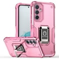 thumbnail image 1 of Allytechgroup Rugged Case for Samsung Galaxy S25+, [Support Magnetic Car Mount], Military Grade Drop Protection Hybrid Shockproof Non-Slip Cover Case with Ring Stand for Galaxy S25+, Pink, 1 of 9