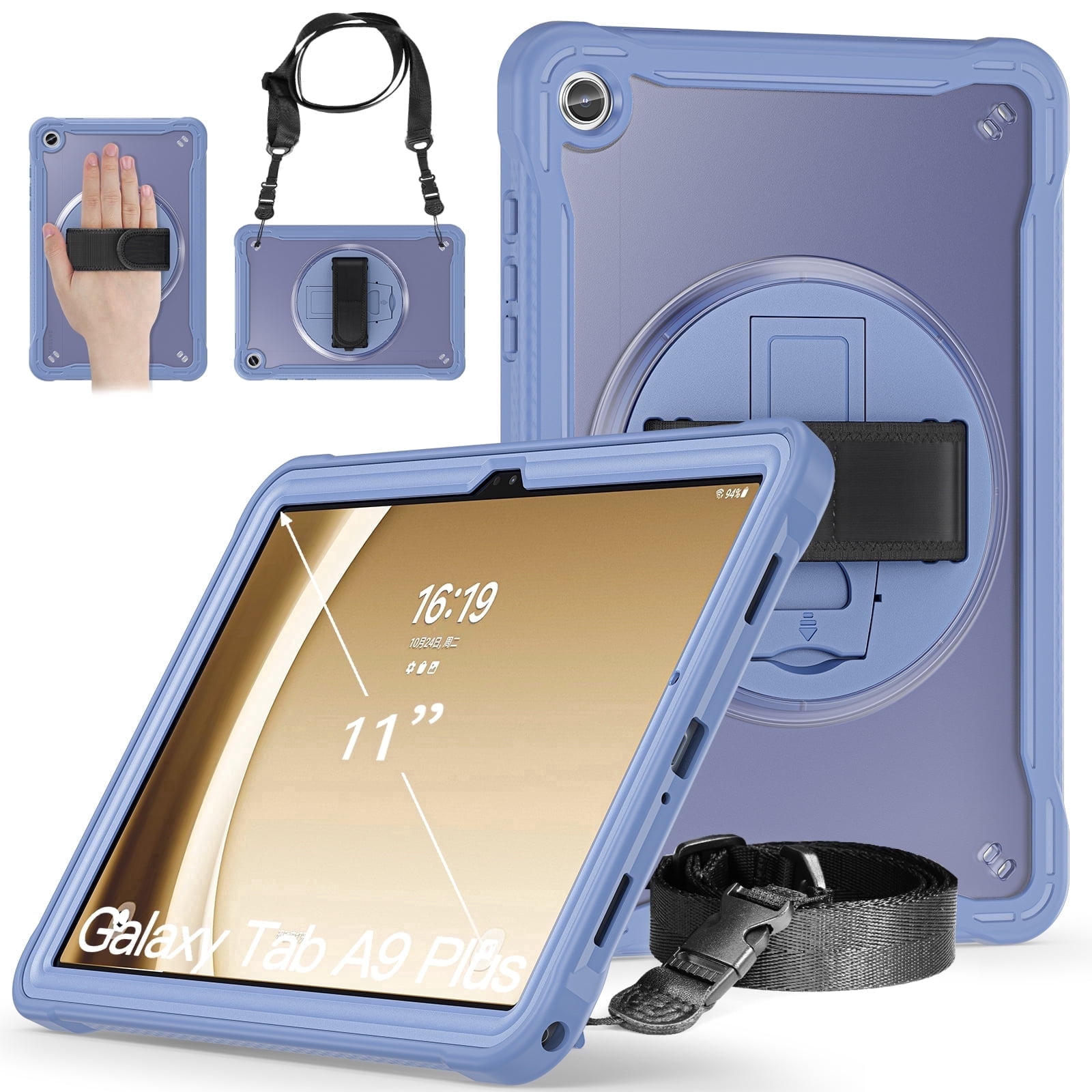 Allytechgroup Samsung Galaxy Tab A11+ Plus 2025 Hard Tablet Case