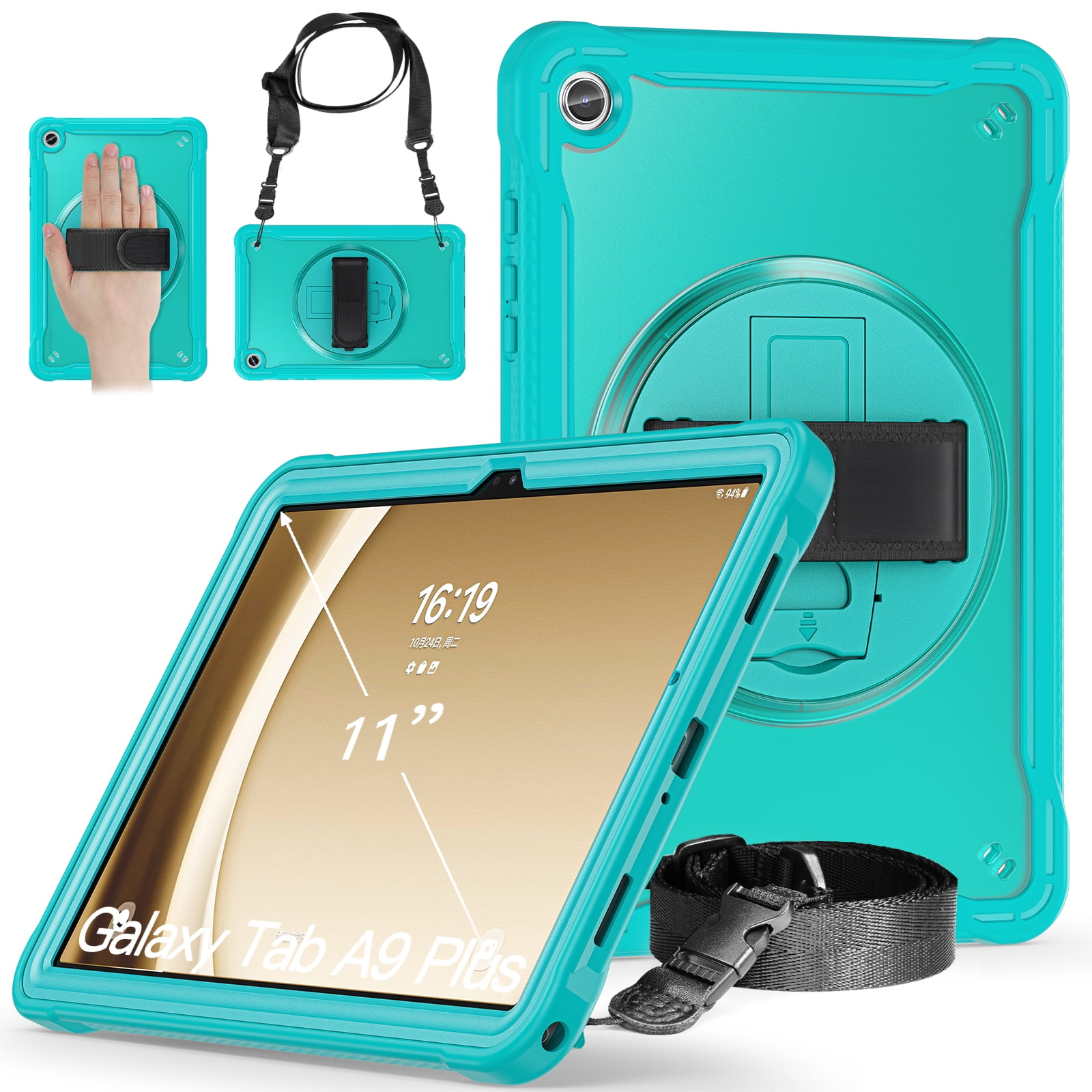 Allytechgroup Samsung Galaxy Tab A11+ Plus 2025 Hard Tablet Case