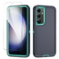 thumbnail image 1 of Allytechgroup Rugged Galaxy A16 5G Case with Screen Protector, Military Grade Phone Case for Samsung Galaxy A16 5G, Anti-Scratch TPU + PC Cover, Shockproof Bumper Protection Cover Shell,Darkblue+Green, 1 of 7