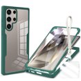 thumbnail image 1 of Allytechgroup Rugged Galaxy S25 Ultra Case with Built-in Screen Protector & Hand Strap, Full Body Shockproof Clear Cover for Samsung Galaxy S25 Ultra, Anti-Scratch Galaxy S25 Ultra Case,Darkgreen, 1 of 9