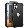 thumbnail image 1 of Allytechgroup Rugged Phone Case for Apple iPhone 17 with 1 Pcs Anti-Spy Tempered Glass Screen Protector, Military Grade Shockproof Privacy Protection Cover for Women Men, Black, 1 of 6