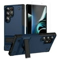 thumbnail image 1 of Allytechgroup Rugged Phone Case for Samsung Galaxy S25 Ultra, Full Body Protection with Screen Protector, Invisible Kickstand, Durable Galaxy S25 Ultra Case for Women Men, Navyblue, 1 of 7
