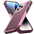 thumbnail image 1 of Allytechgroup Rugged Shockproof Case for Apple IPhone 16, Military Grade Protective Anti-Slip Bumper Drop Proof Dual Layers TPU PC Back Case Cover for iPhone 16, Rose, 1 of 8