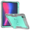 thumbnail image 1 of Allytechgroup Rugged Shockproof Case for Apple iPad Pro 13 M4 2024, Dual-Layers Kickstand Anti-Scratch Bumper With Pencil Holder Lightweight Kids Friendly Case Cover for iPad Pro 13" 2024, Green, 1 of 8