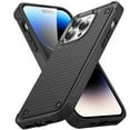 thumbnail image 1 of Allytechgroup Rugged Shockproof Case for Apple iPhone 16 Pro, Military Grade Protective Anti-Slip Bumper Drop Proof Dual Layers TPU PC Back Case Cover for iPhone 16 Pro, Black, 1 of 8