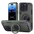 thumbnail image 1 of Allytechgroup Rugged iPhone 16 Pro Case with Magnetic Ring Stand, 360° Kickstand Military Grade Bumper Shockproof Armor Full Body Protective Phone Case for Apple iPhone 16 Pro, Armygreen, 1 of 7