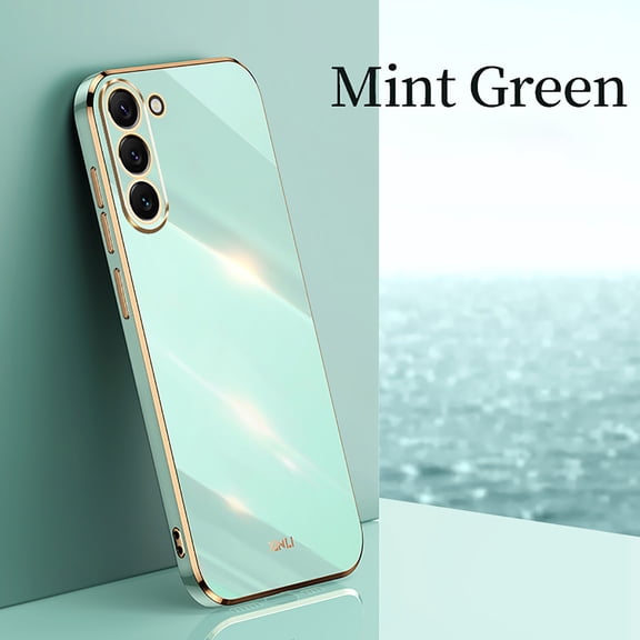 Allytechgroup for Samsung Galaxy A16 5G Case, Electroplating Design Shockproof Slim Fit Anti-Scratch Bumper Phone Case Cover for Samsung Galaxy A16 5G for Women Men, Green