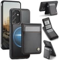 thumbnail image 1 of Allytechgroup for Samsung Galaxy A16 5G Case, Pu Leather Detachable Cards Holder 2 In 1 Wallet Case Comaptible with Magsafe Kickstand Magnetic Shockproof Back Cover for Samsung Galaxy A16 5G, Black, 1 of 7